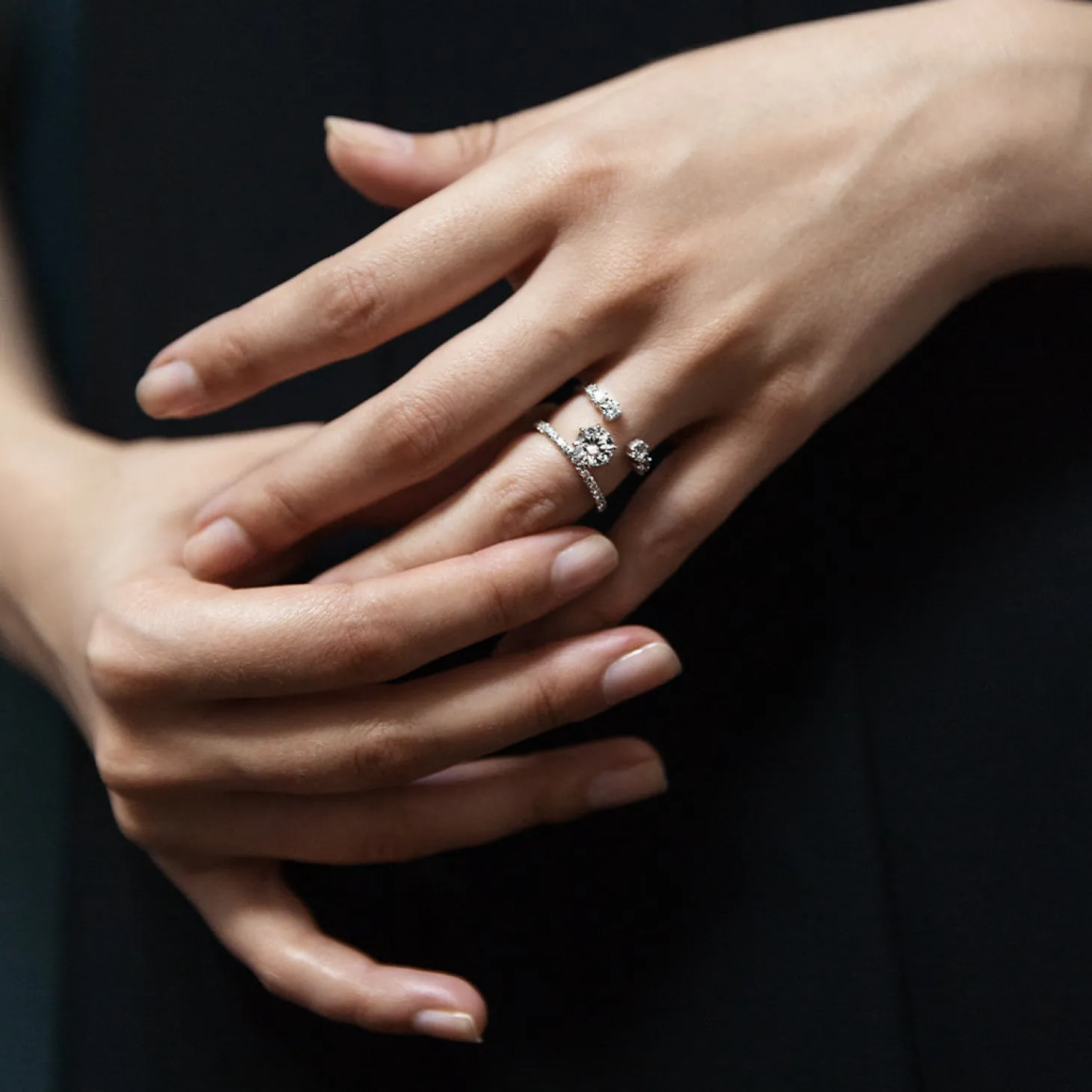 Astor Open Diamond Band