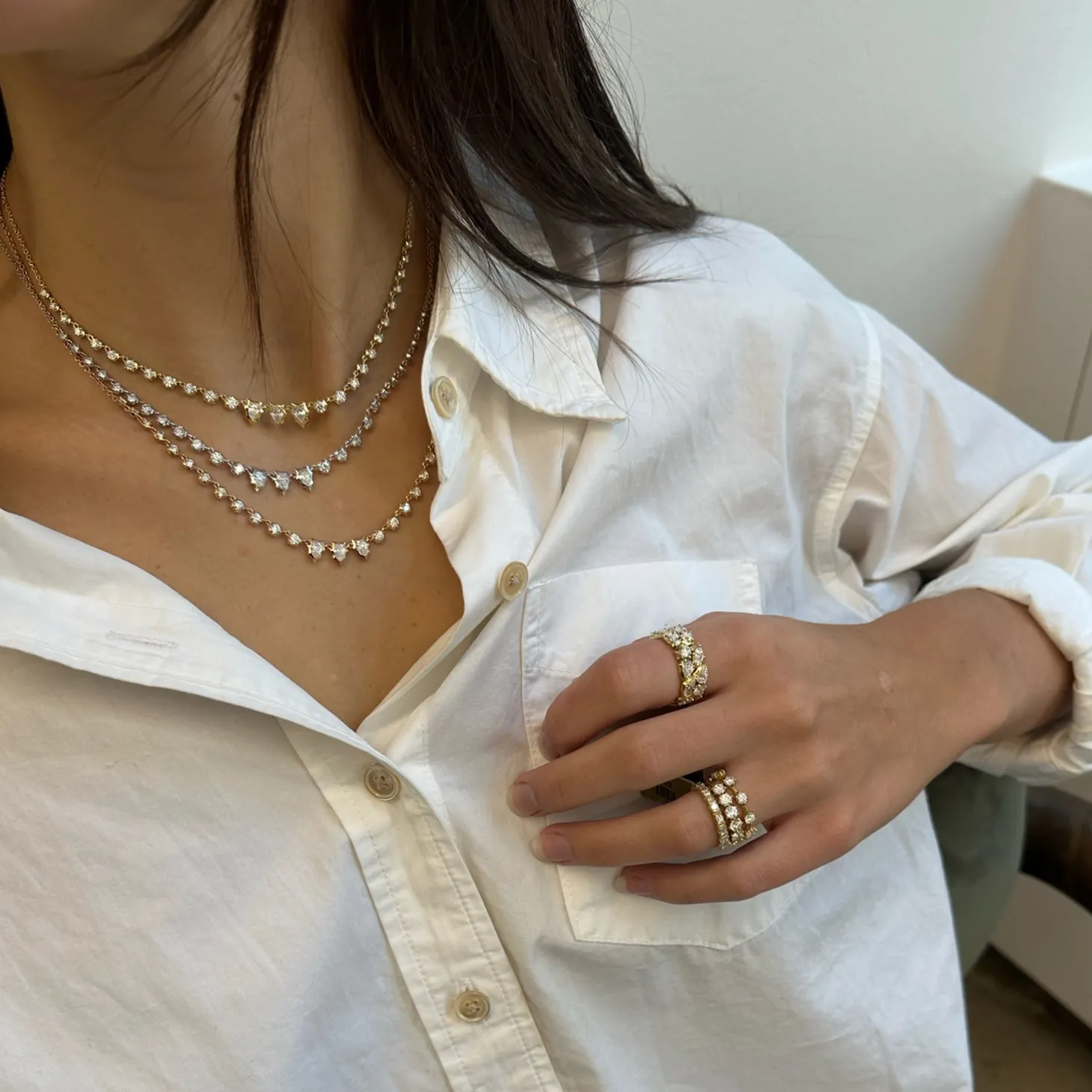 Envoy Diamond Riviera Necklace