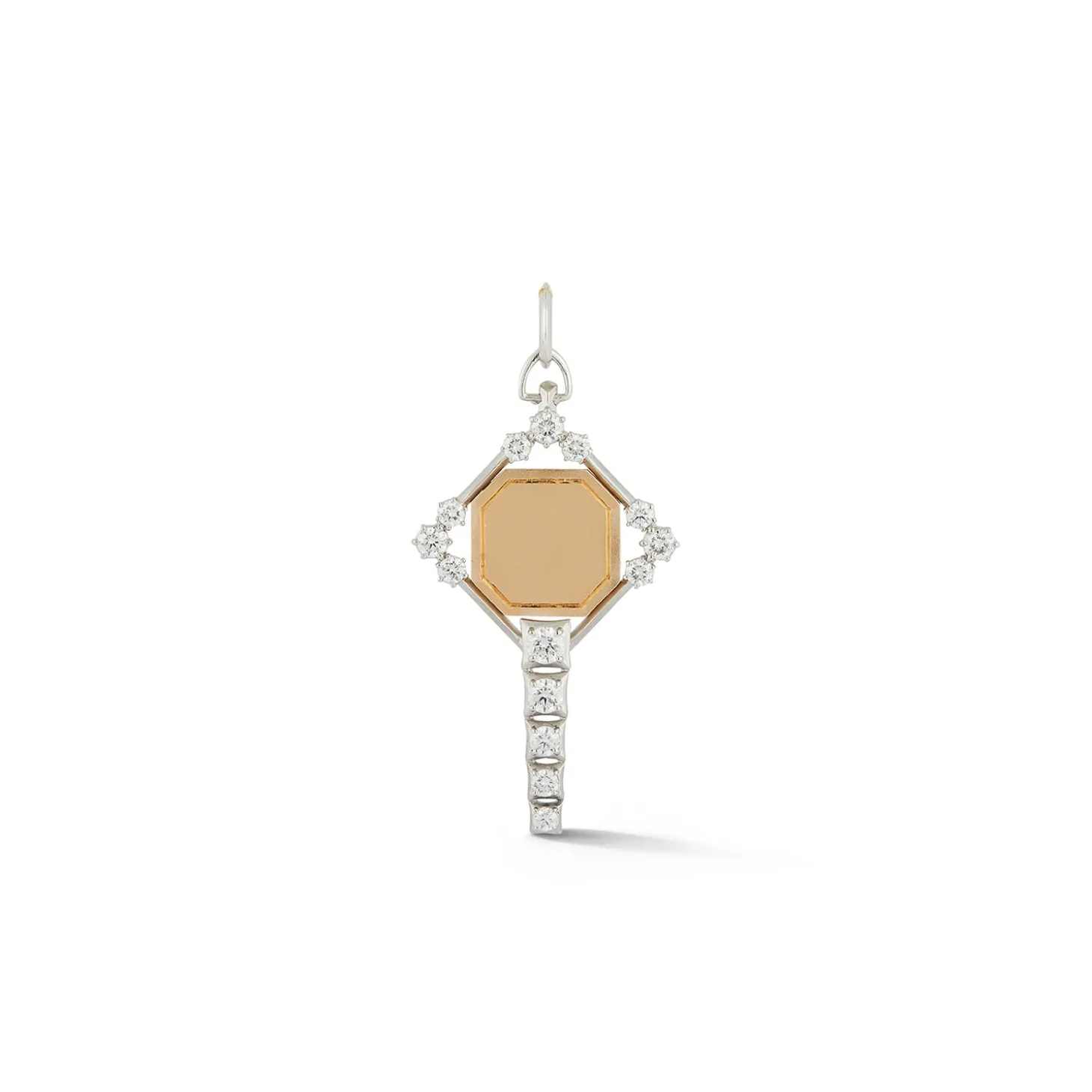 Harlow Two-Tone Key Charm