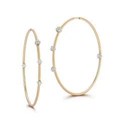 Large Plié Two-Tone Penelope Hoops