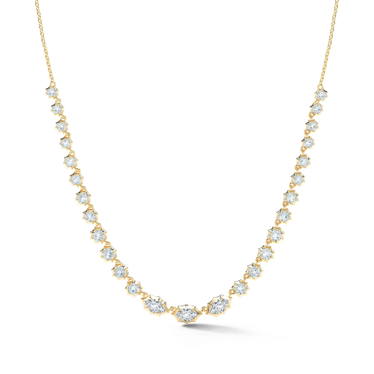 Maverick Diamond Riviera Necklace