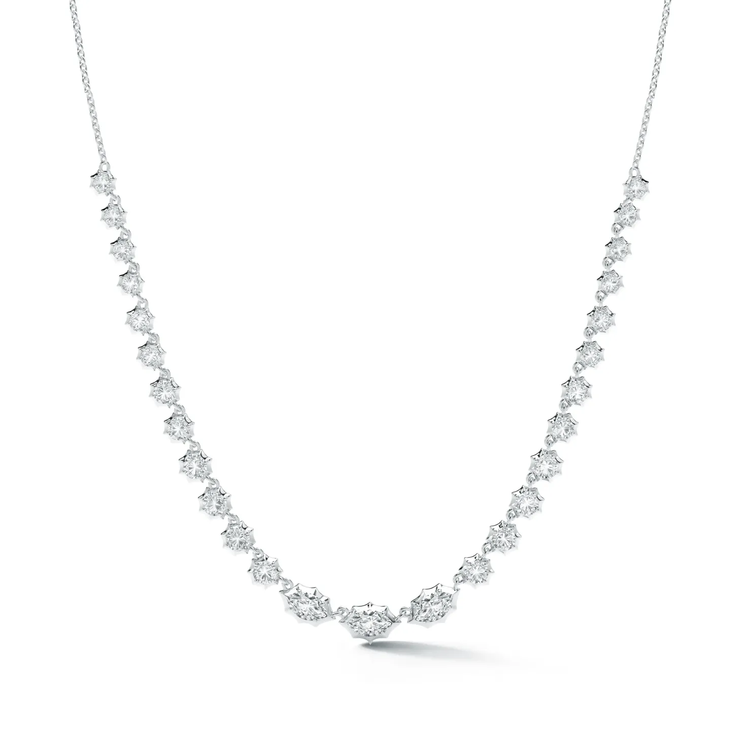 Maverick Diamond Riviera Necklace