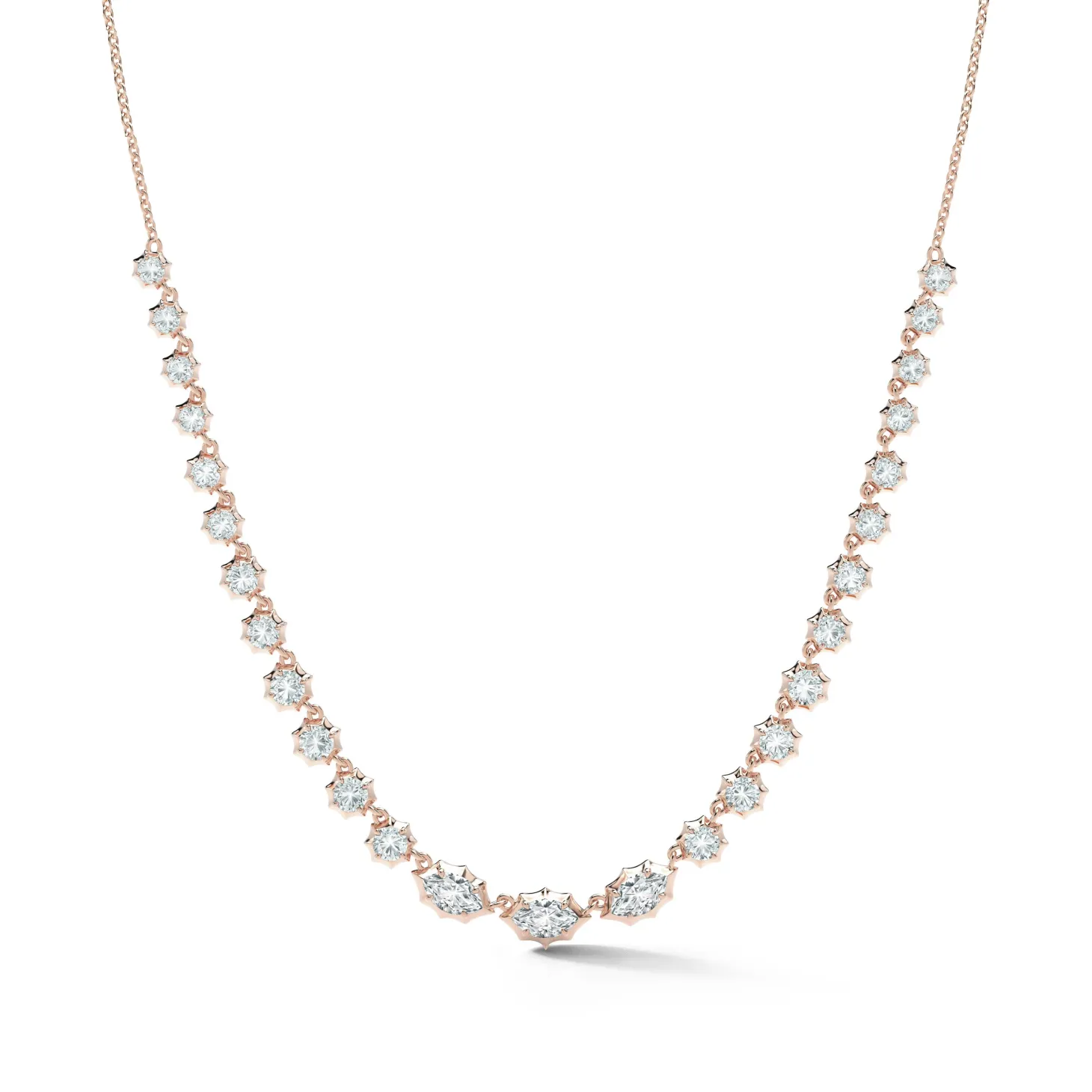 Maverick Diamond Riviera Necklace