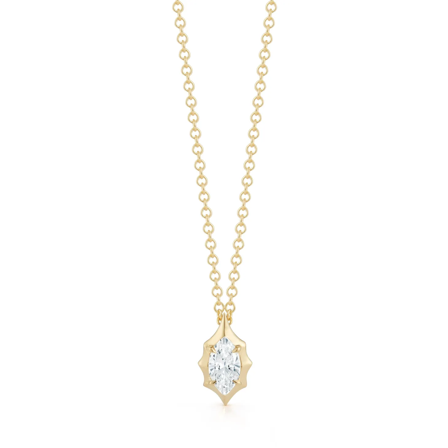 Maverick Diamond Solitaire Pendant