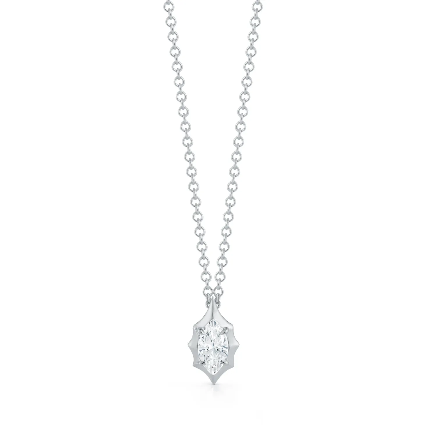 Maverick Diamond Solitaire Pendant