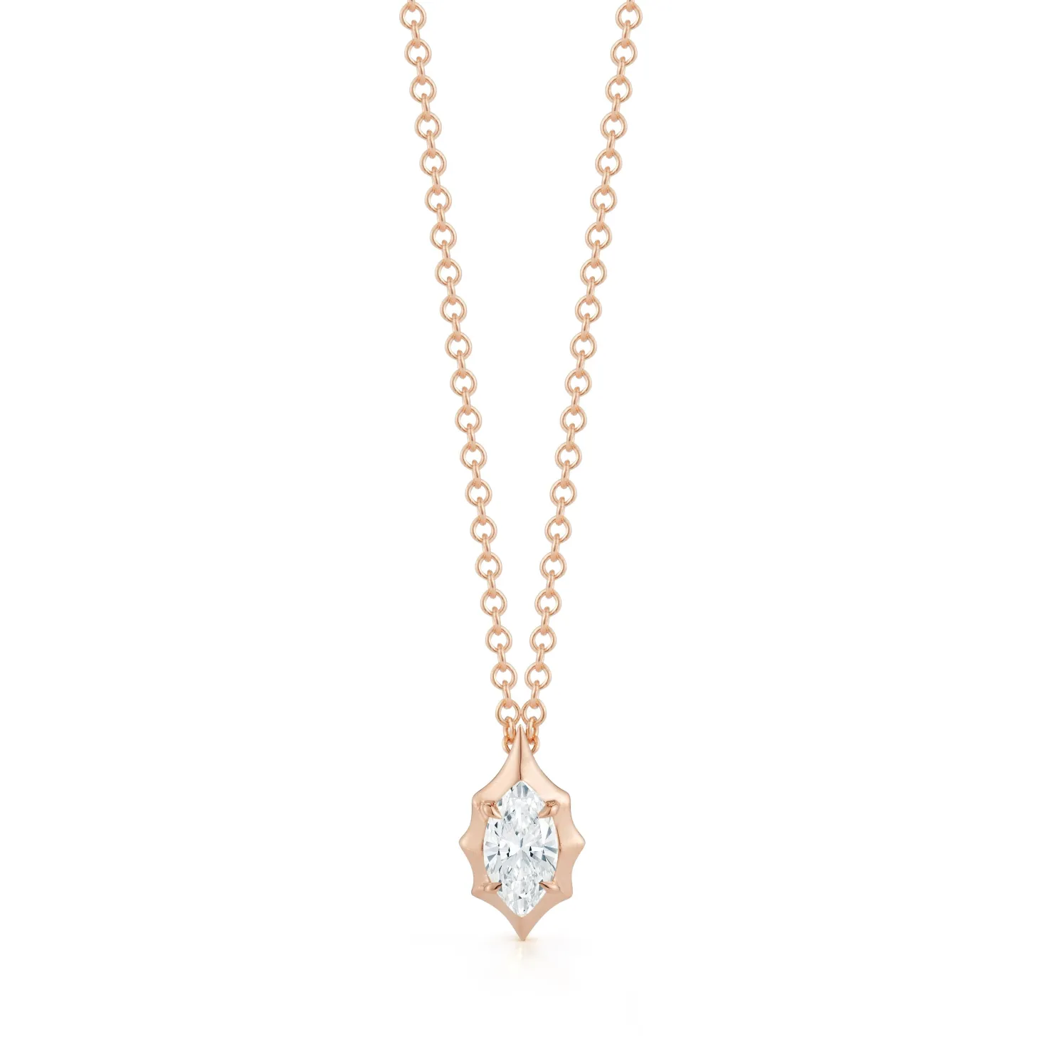Maverick Diamond Solitaire Pendant