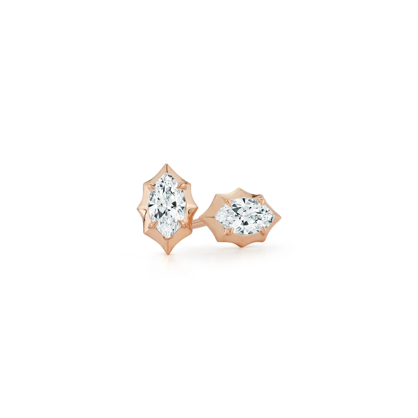 Maverick Stud Diamond Earrings