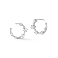 Medium Kismet Diamond Hoops