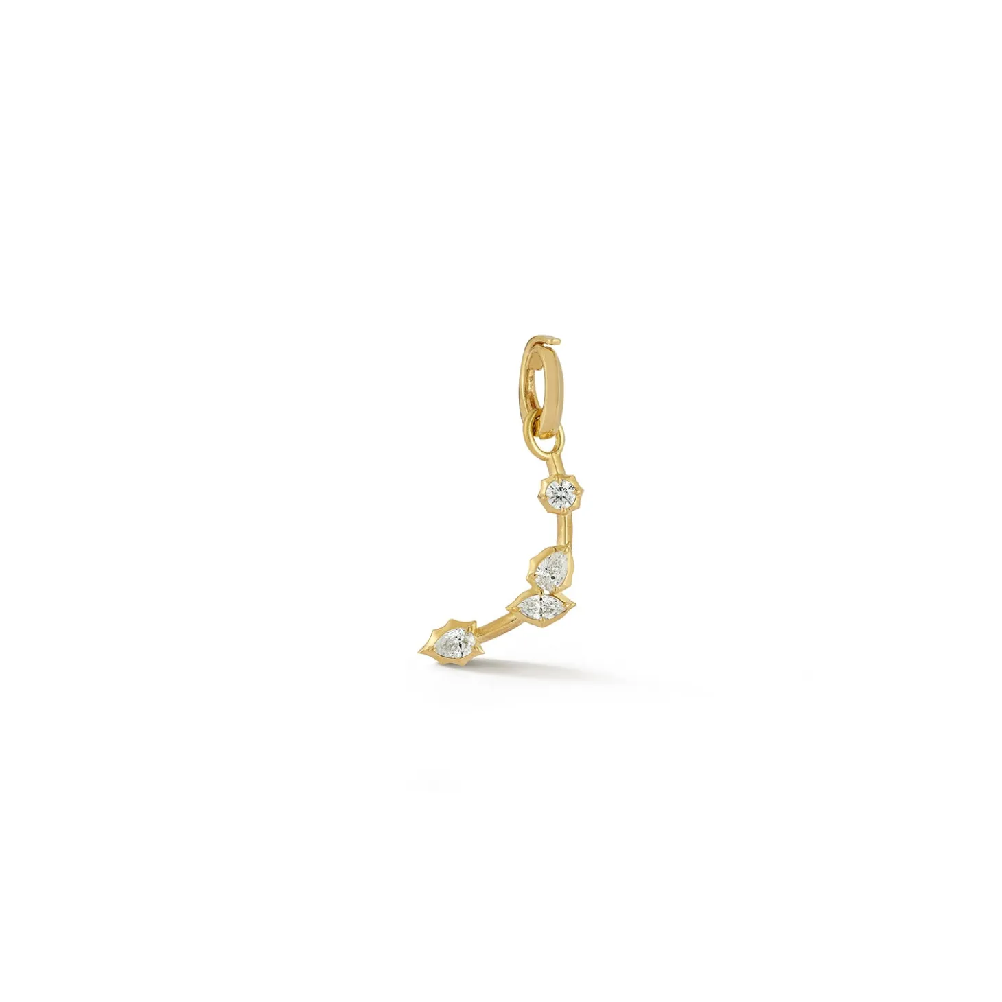 Mini Posey Crescent Charm