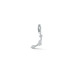 Mini Posey Crescent Charm