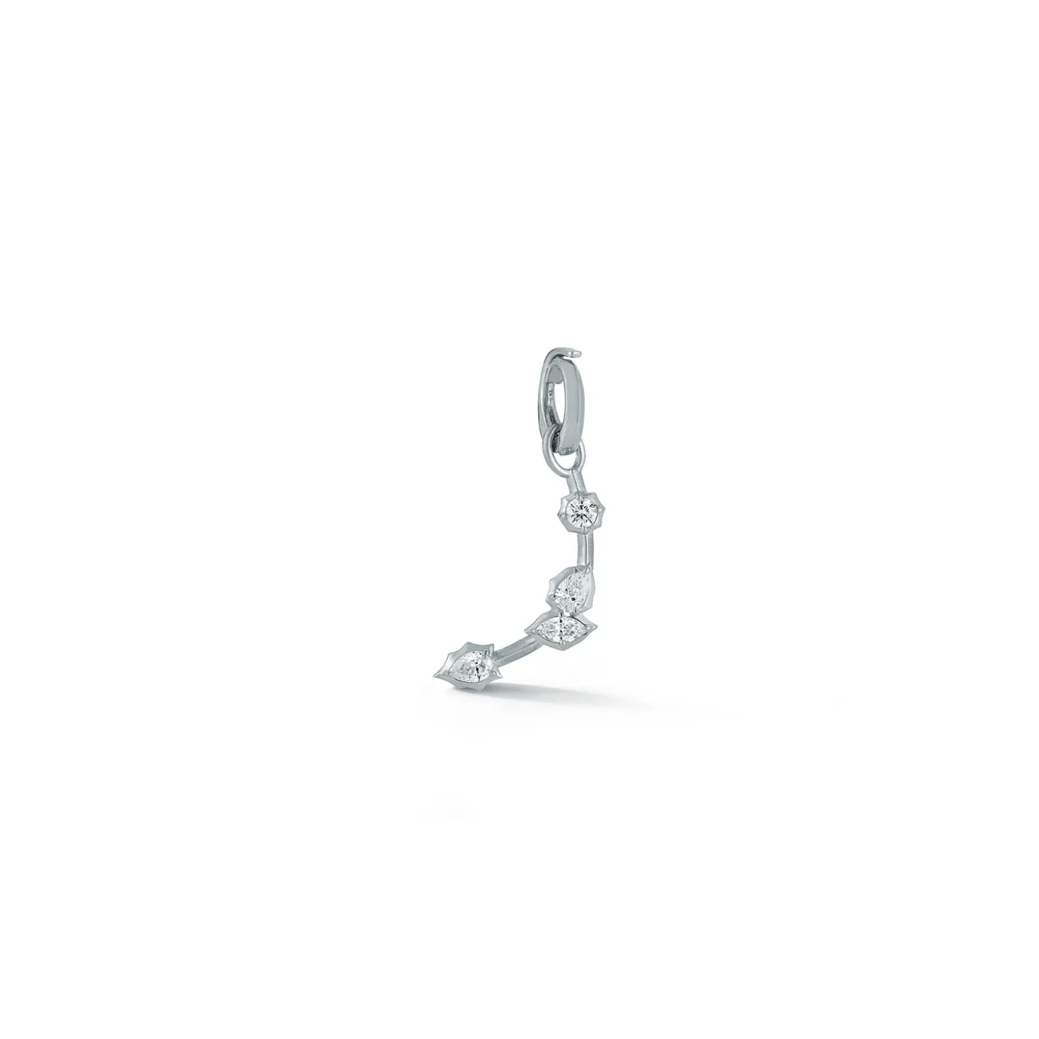 Mini Posey Crescent Charm