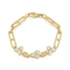Poppy Diamond Chain Bracelet
