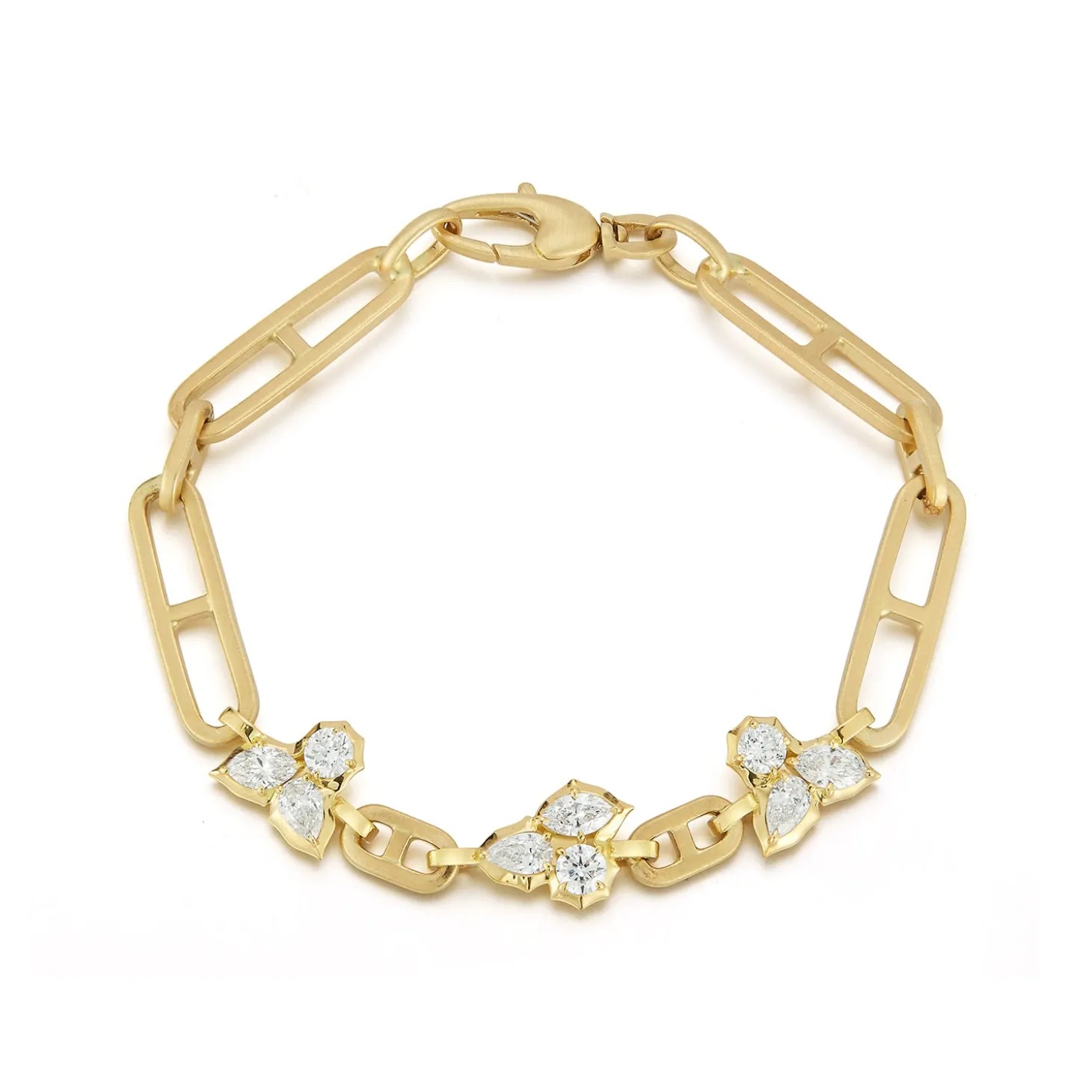 Poppy Diamond Chain Bracelet
