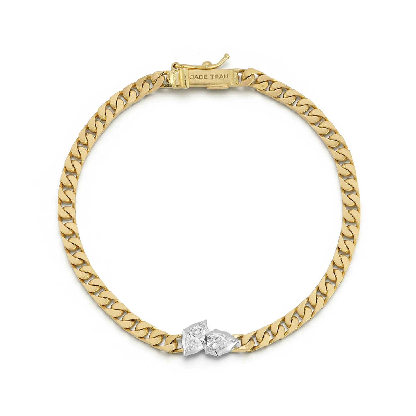 Poppy Two-Tone Curb Chain Bracelet