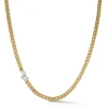Poppy Two-Tone Curb Necklace