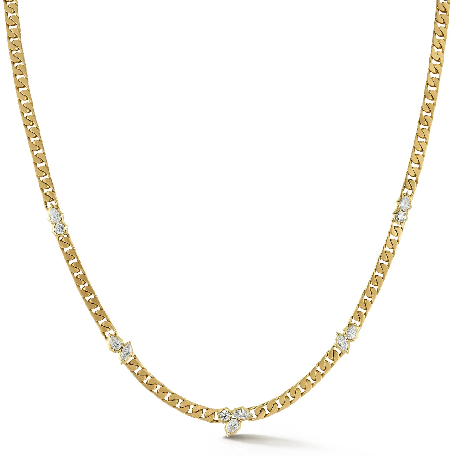 Posey 5-Station Curb Necklace