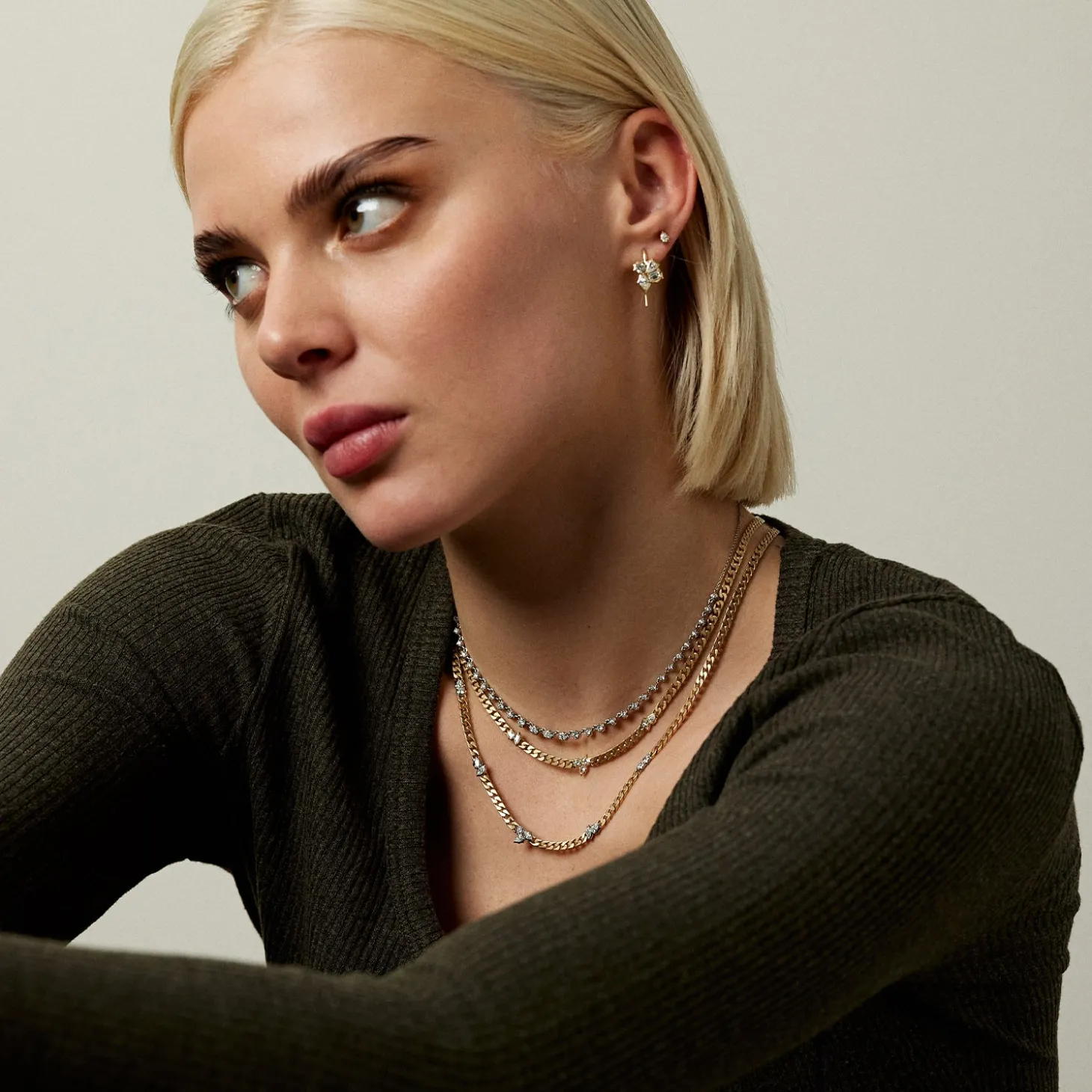 Posey 5-Station Curb Necklace