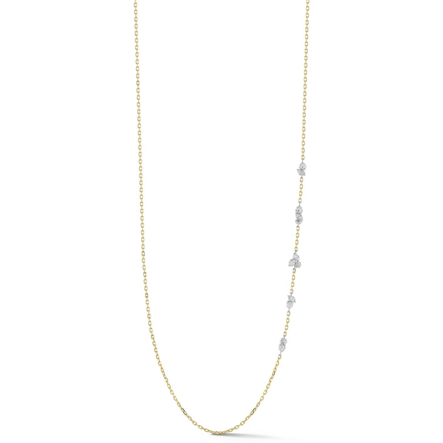 Posey Two-Tone Single Station Necklace