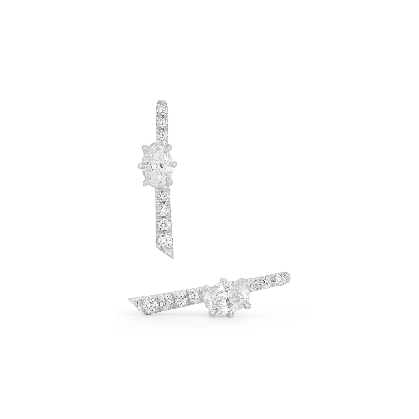 Rae Diamond Pave Stud Earrings