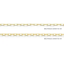 Rectangle Chain Bracelet No.40
