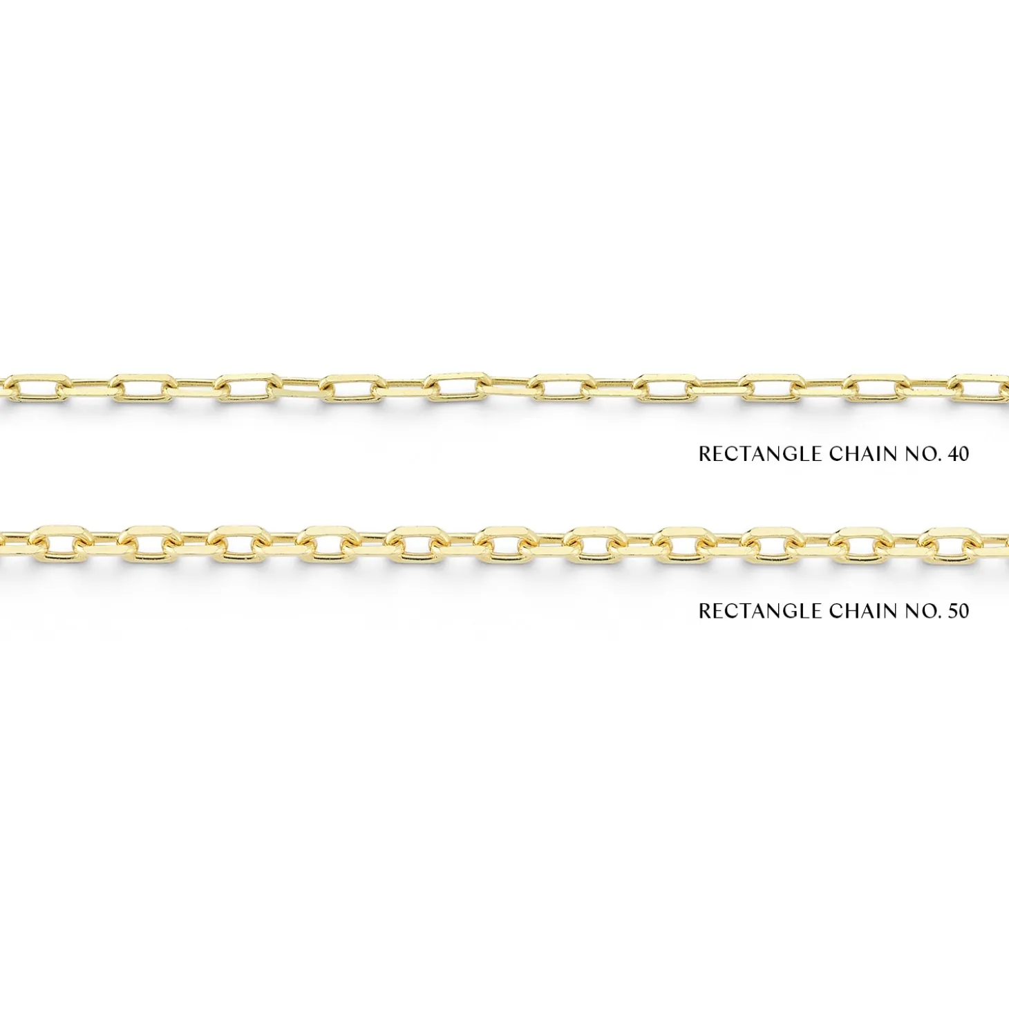 Rectangle Chain Bracelet No.40