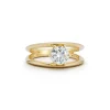 Sadie Solitaire Ring, Round Center