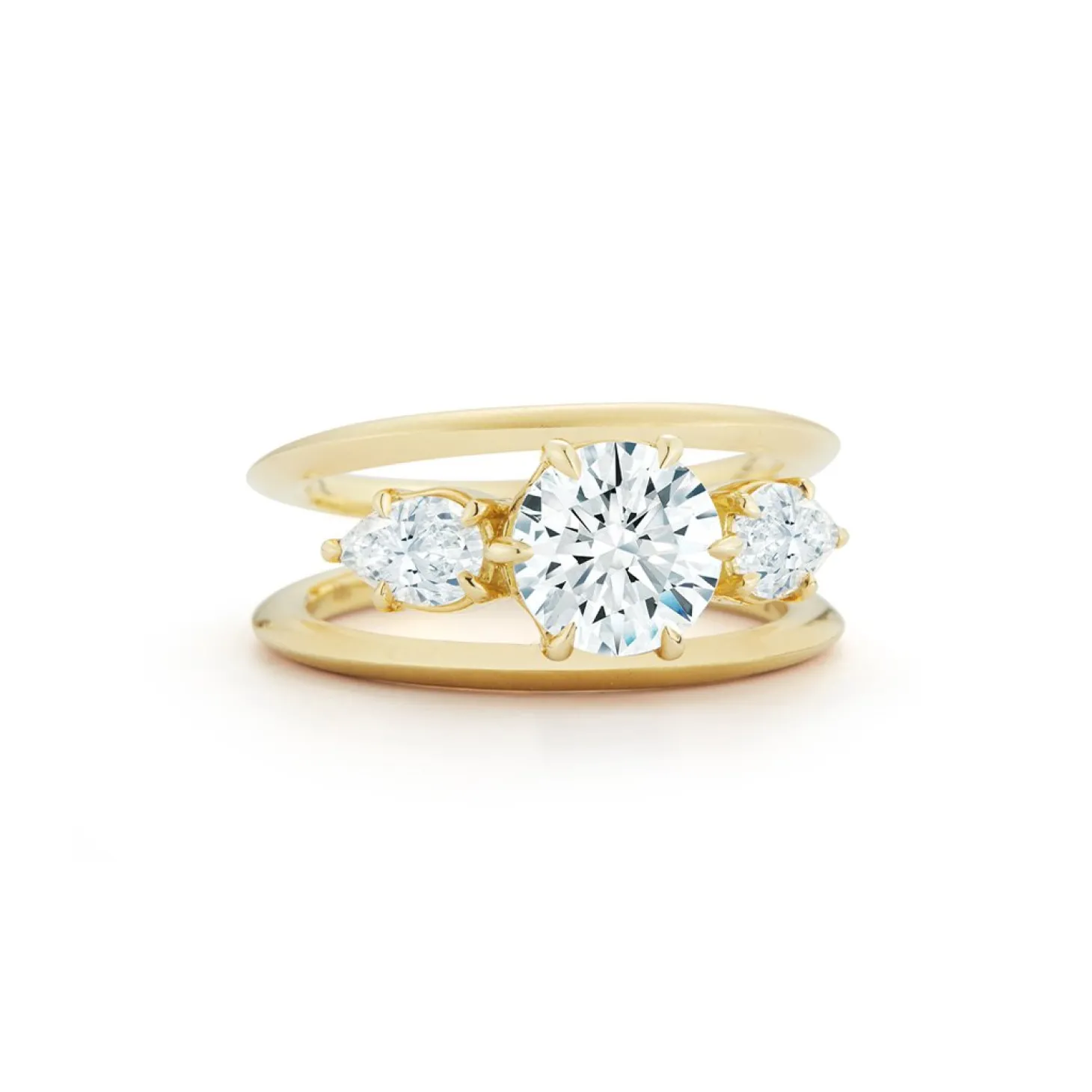 Sadie Three Stone Ring