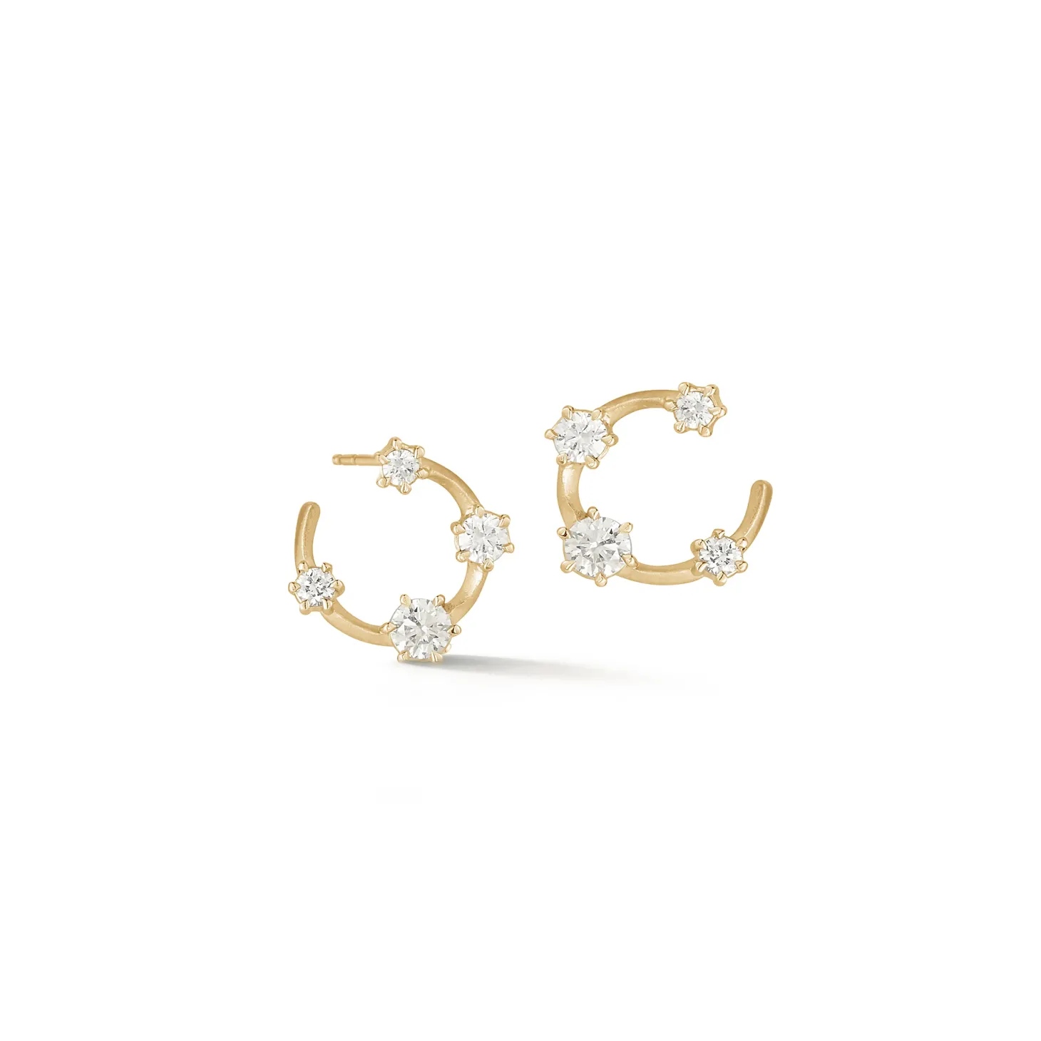 Small Kismet Diamond Hoops