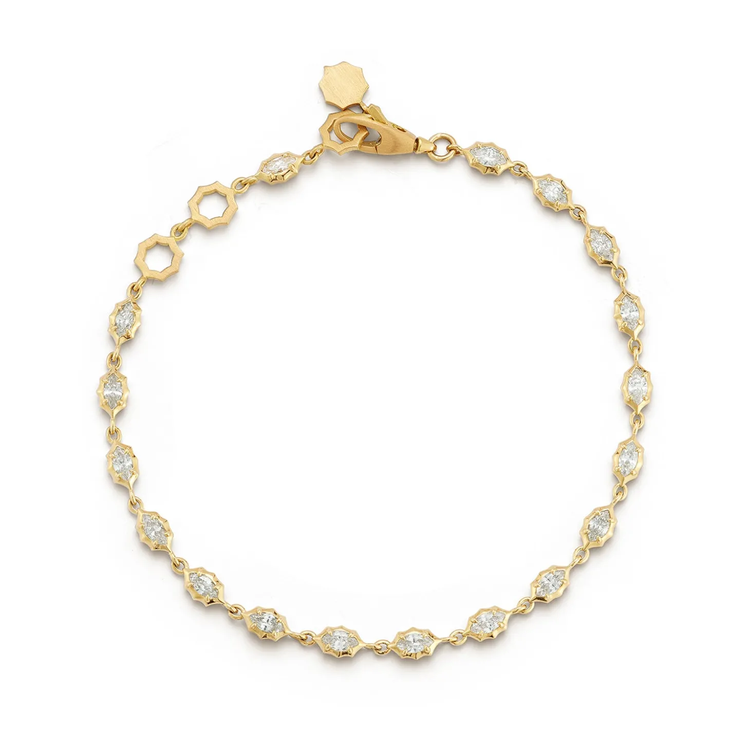 Small Maverick Diamond Line Bracelet