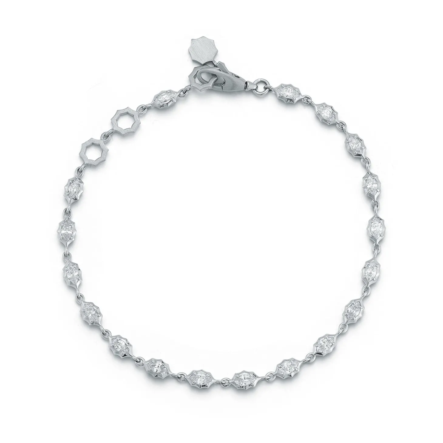 Small Maverick Diamond Line Bracelet