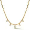 Small Sophisticate Hanging Diamond Necklace