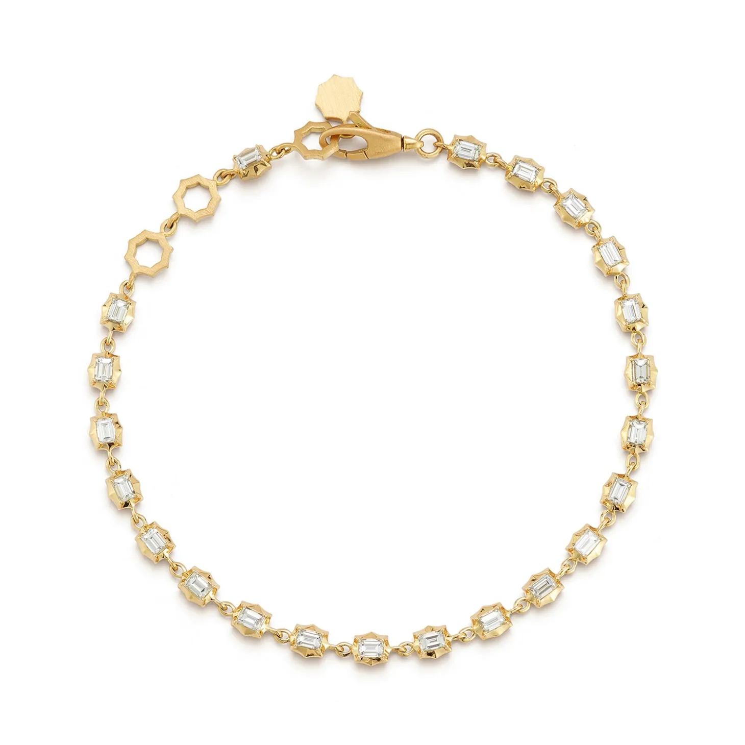 Small Vanguard Diamond Line Bracelet