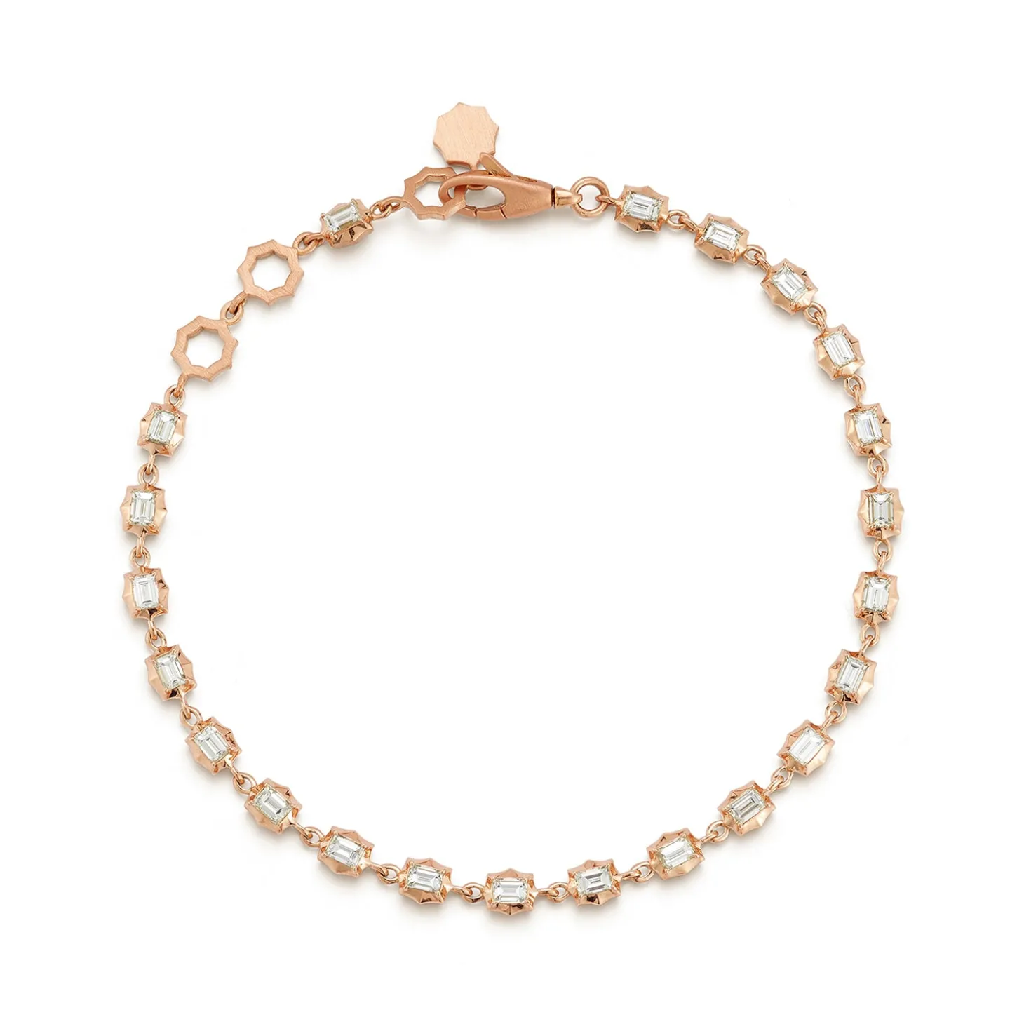 Small Vanguard Diamond Line Bracelet