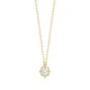 Sophisticate Diamond Solitaire Pendant