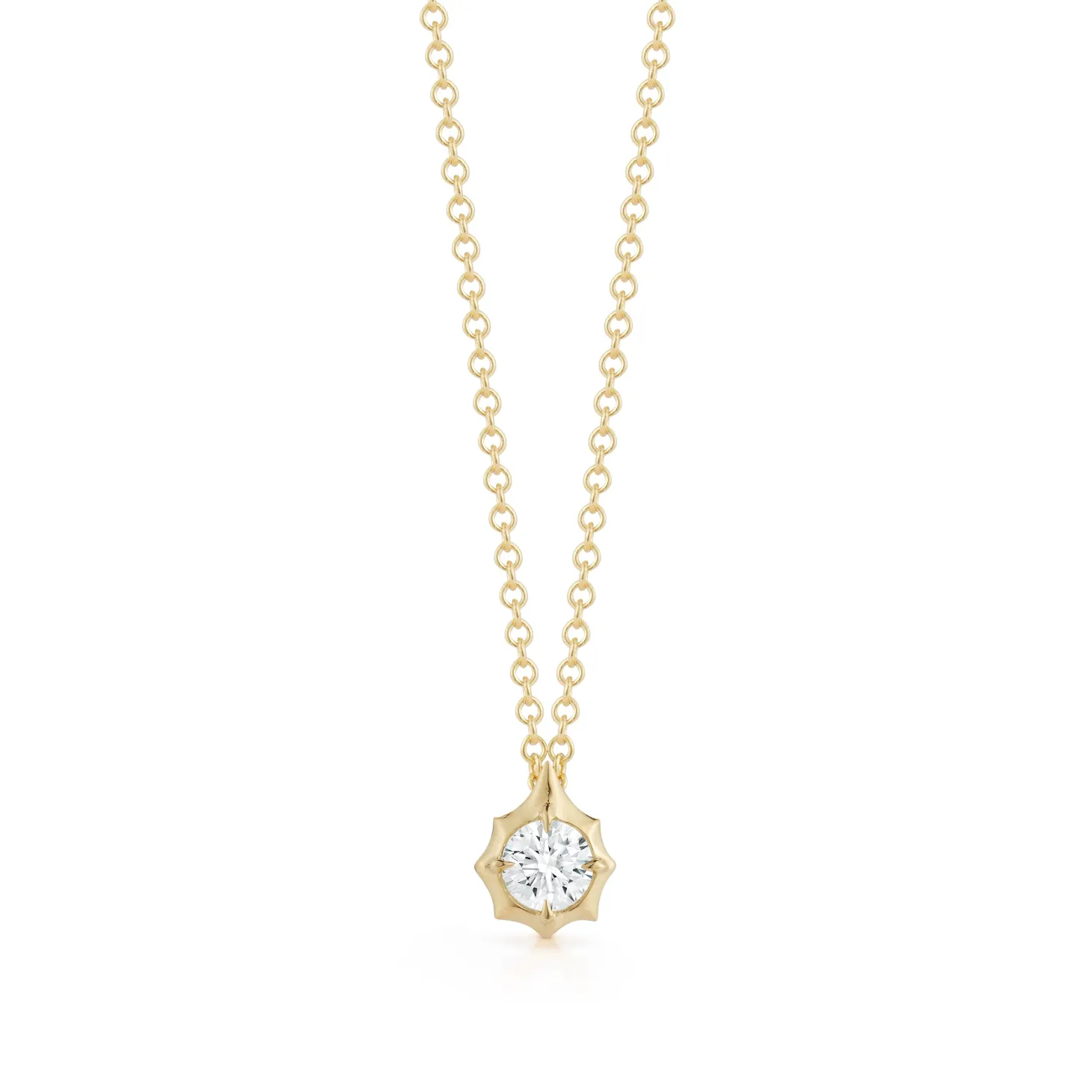 Sophisticate Diamond Solitaire Pendant