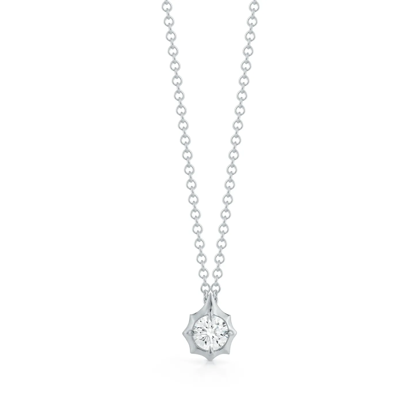 Sophisticate Diamond Solitaire Pendant
