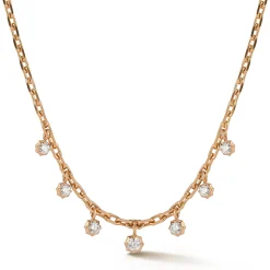 Sophisticate Hanging Diamond Necklace