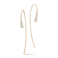 Three Stone Ara Hoops